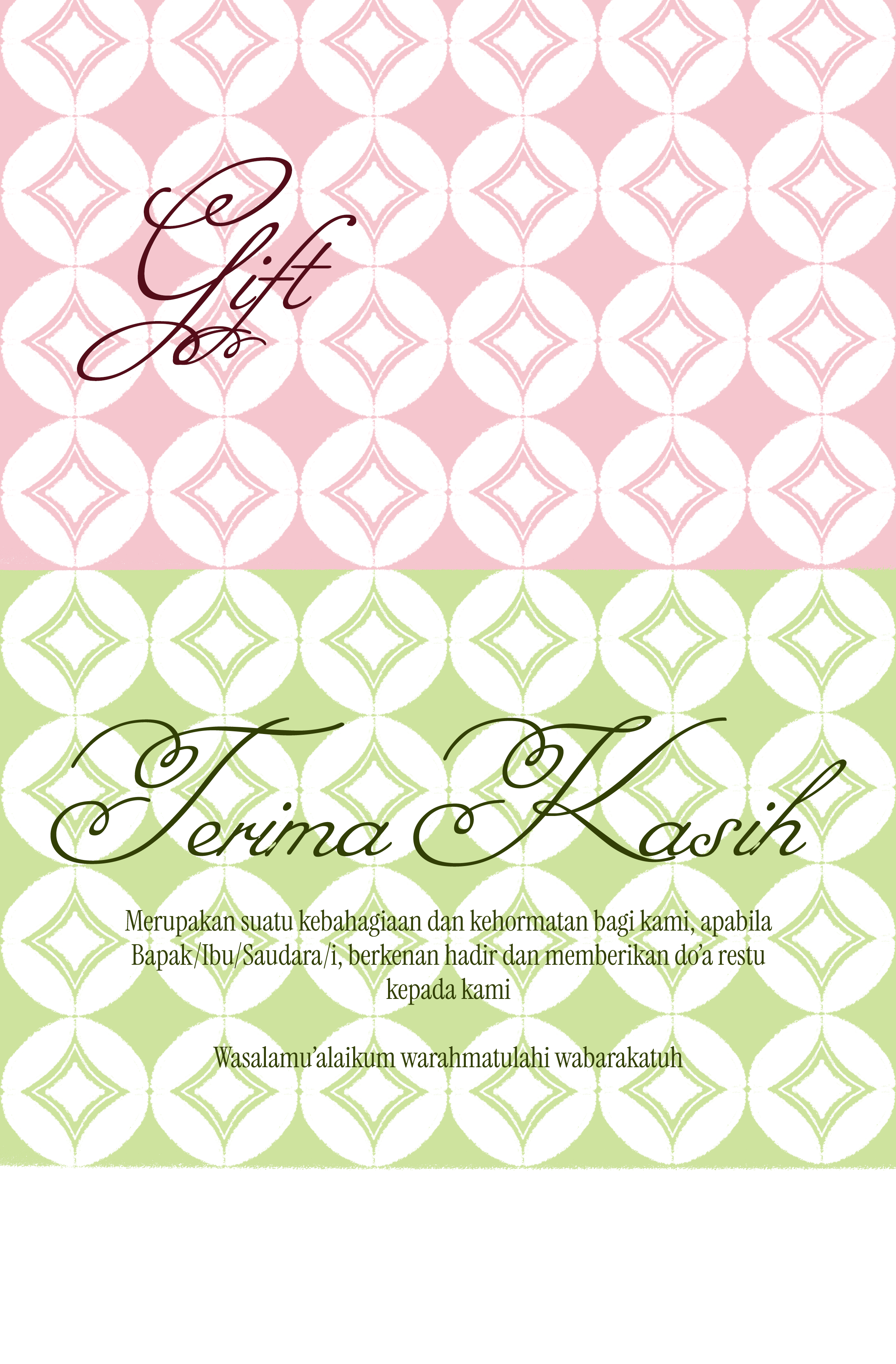 Digital Gift & Terima Kasih